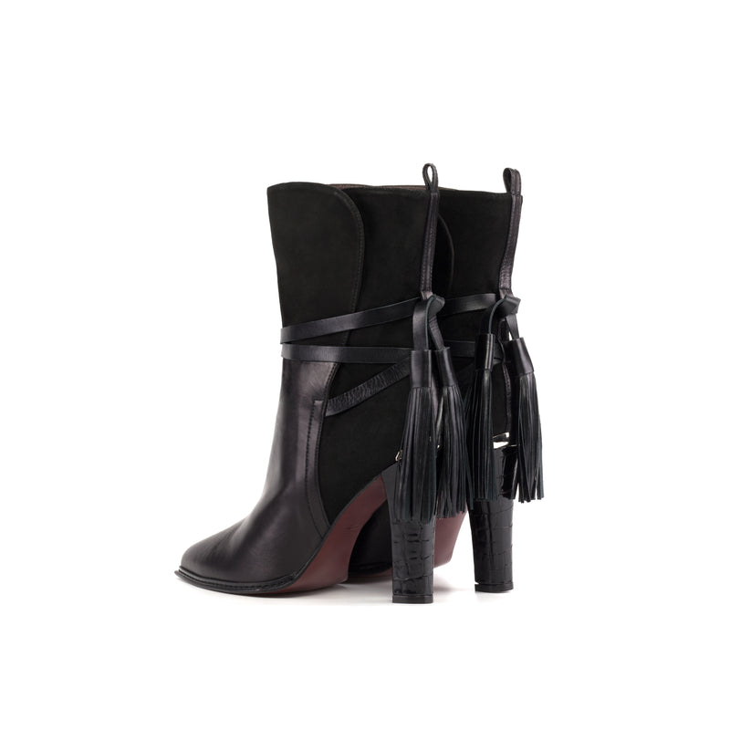 Donna Lyon High Heel Booties - Premium women high heel boots from Que Shebley - Shop now at Que Shebley