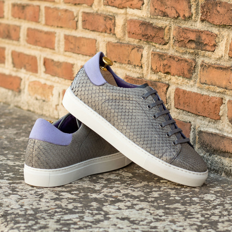 Caspian Python Trainer Sneaker - Premium Men Casual Shoes from Que Shebley - Shop now at Que Shebley