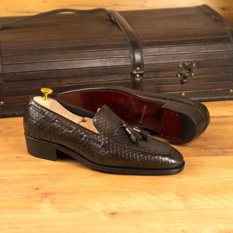 Harv Python Loafers - Premium Men Dress Shoes from Que Shebley - Shop now at Que Shebley