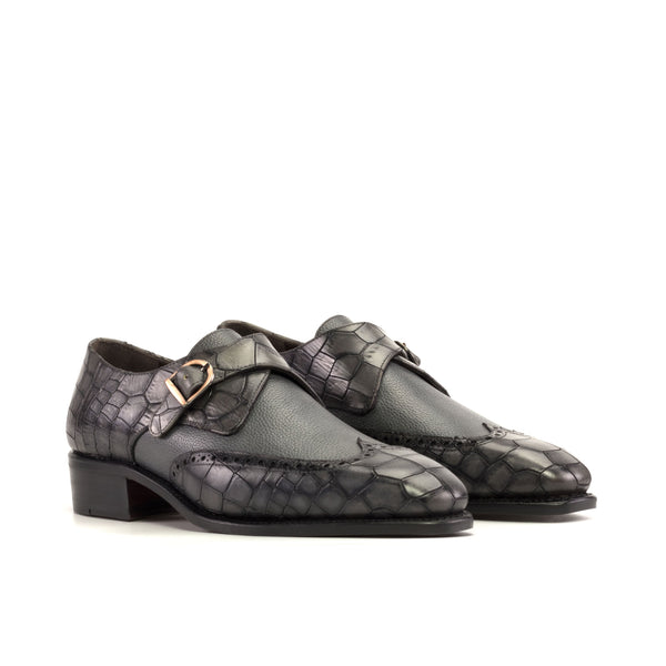 Huracan single Monk - Premium Men Dress Shoes from Que Shebley - Shop now at Que Shebley