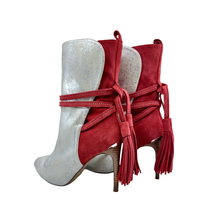 Jina Lyon High Heel Booties - Premium women high heel boots from Que Shebley - Shop now at Que Shebley