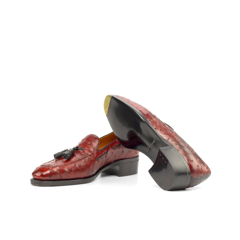 Lotus Ostrich Loafers - Premium Men Dress Shoes from Que Shebley - Shop now at Que Shebley