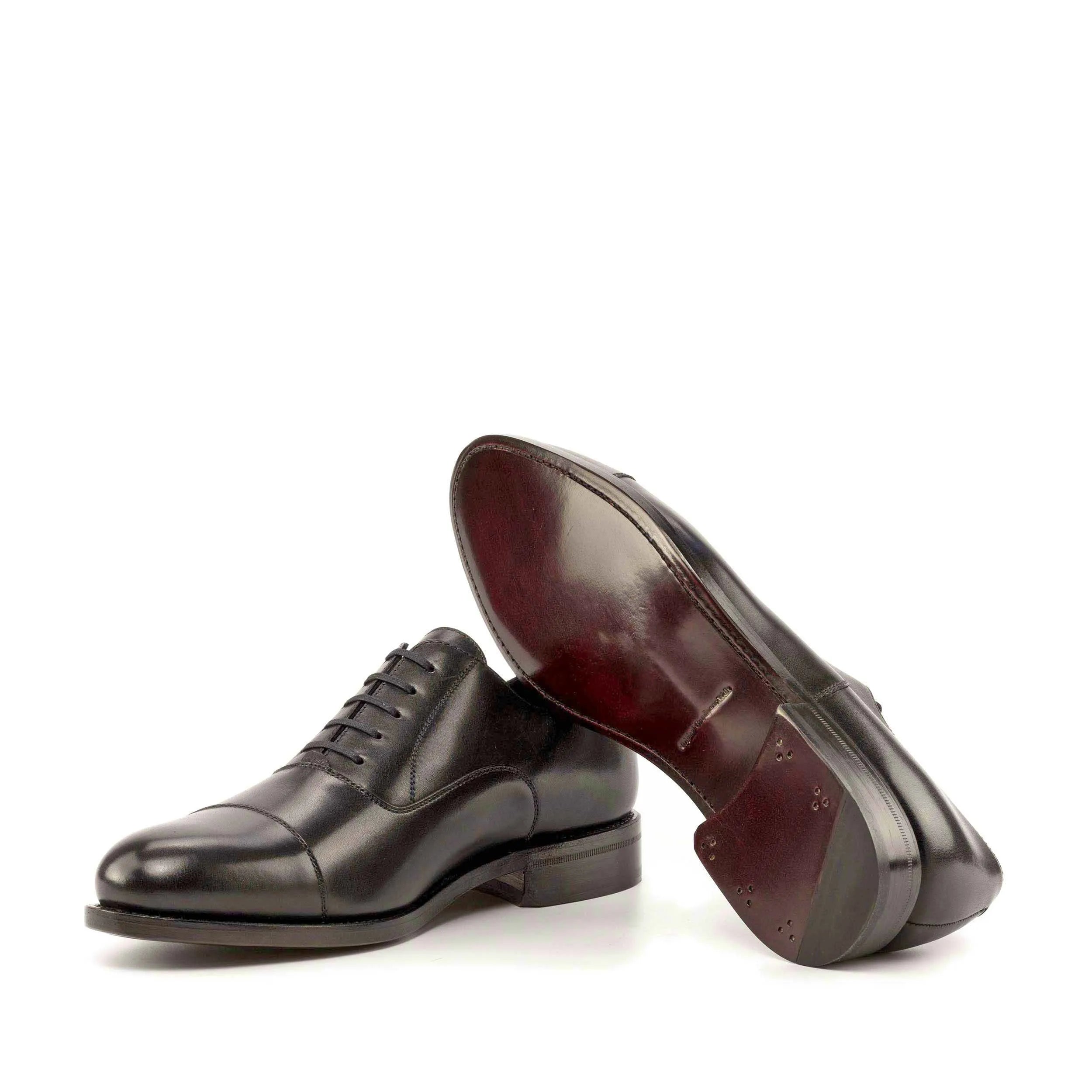 Pair of dark brown leather dress shoes - Ales Oxford Shoes II from Fast Lane