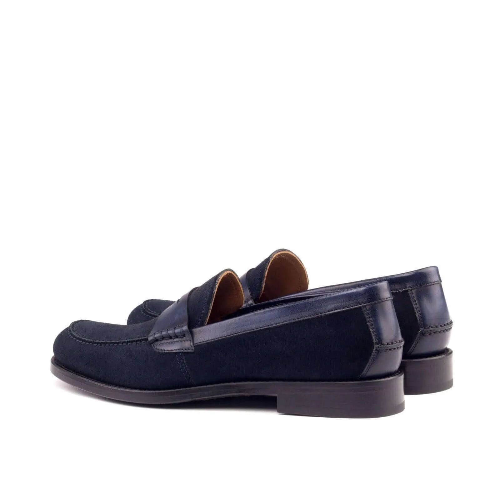 Pair of navy blue loafers from Alis Ladies Loafers II for stylish women’s footwear