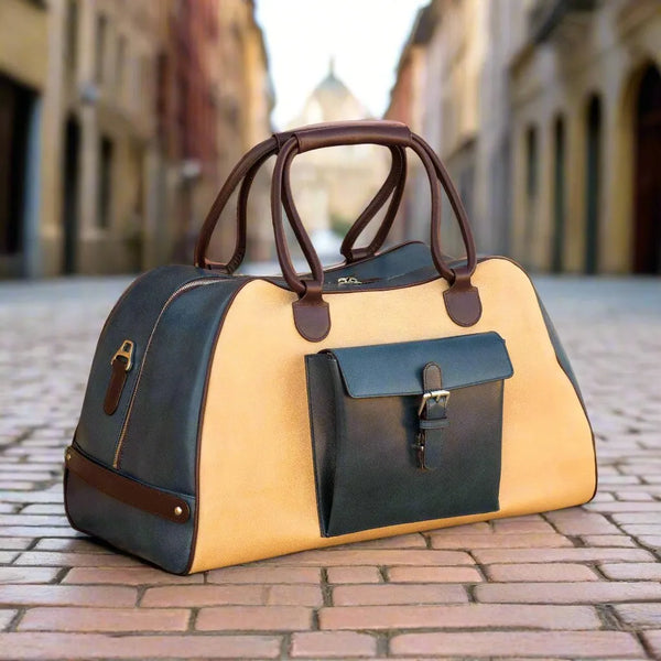 Leather Goods Luxury Leather Travel Bag Leather Duffel Good Duffel