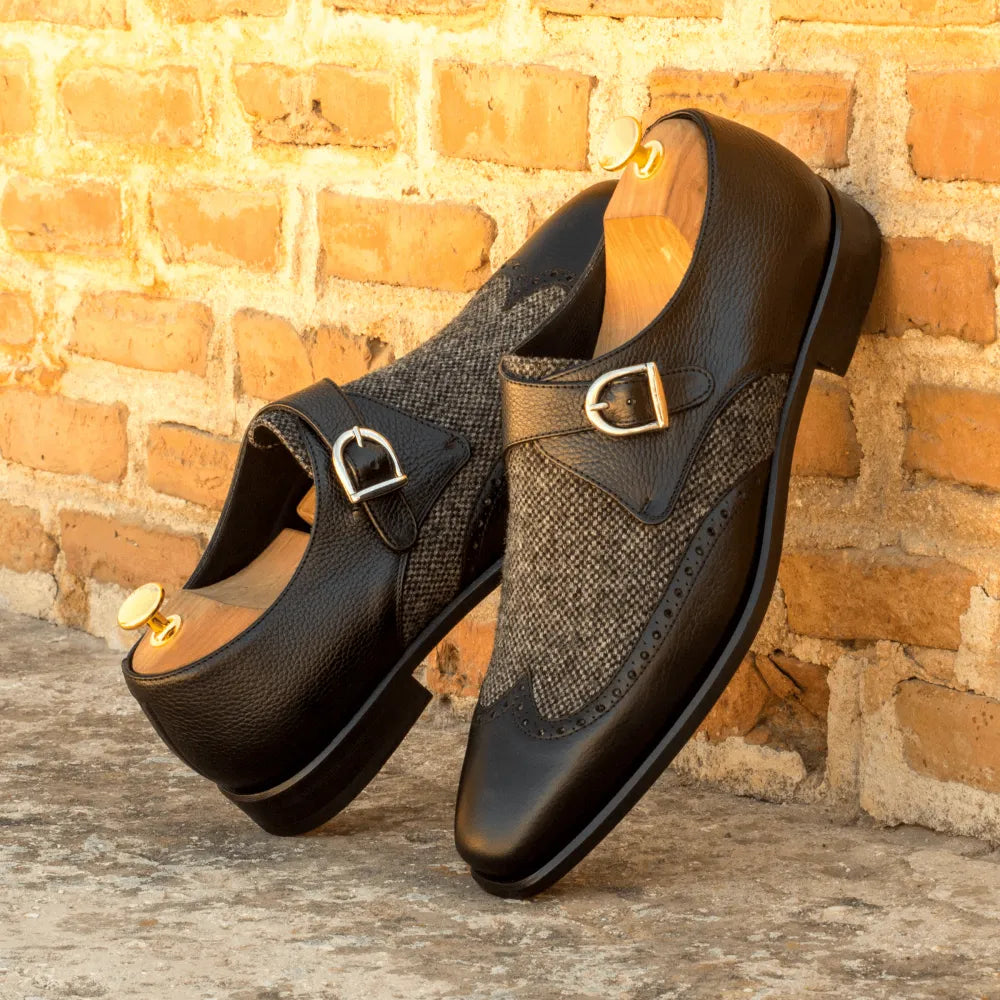 Battus Single Monk - Men Dress Shoes
