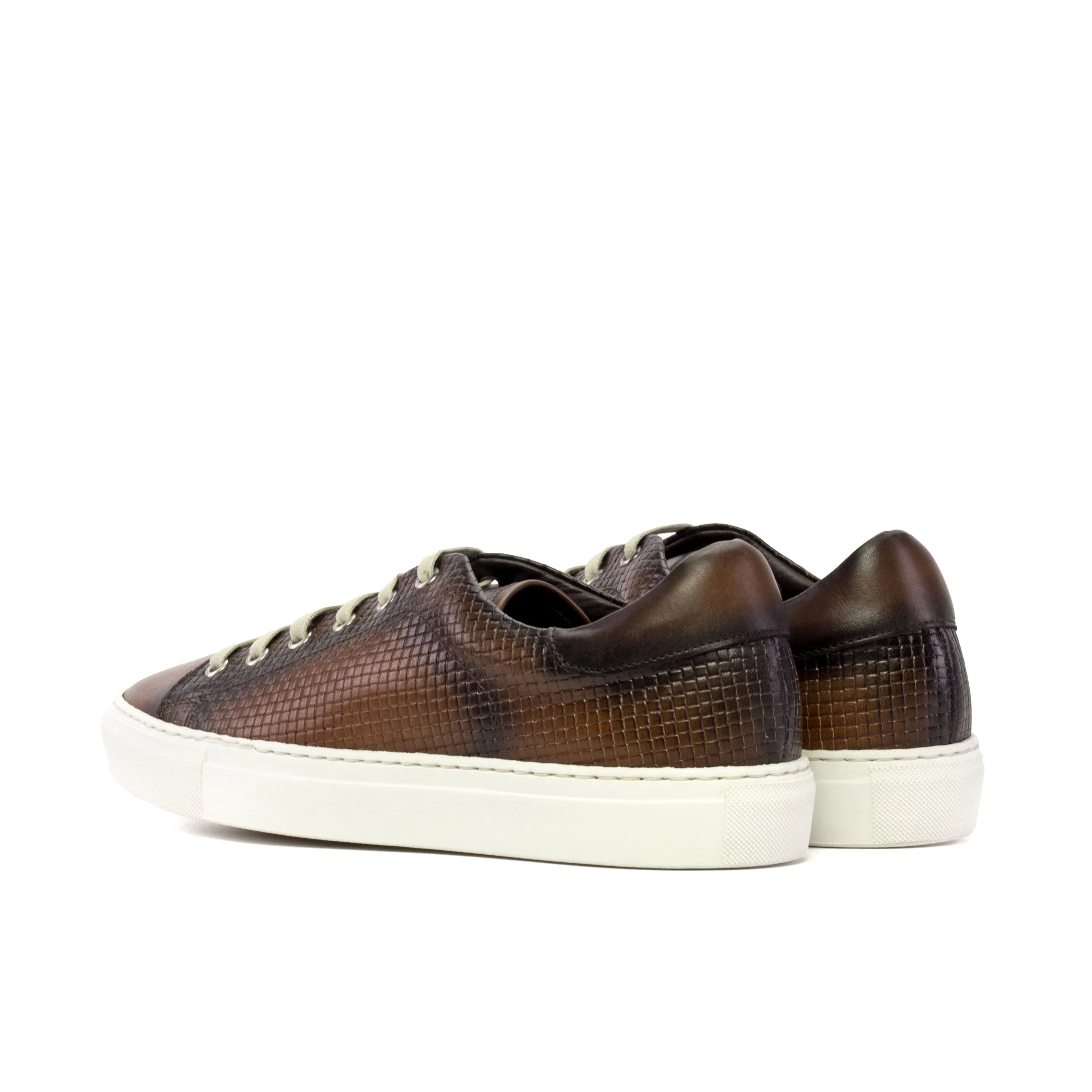 Brown leather CapaFive Trainer Sneaker showcasing stylish design and comfort