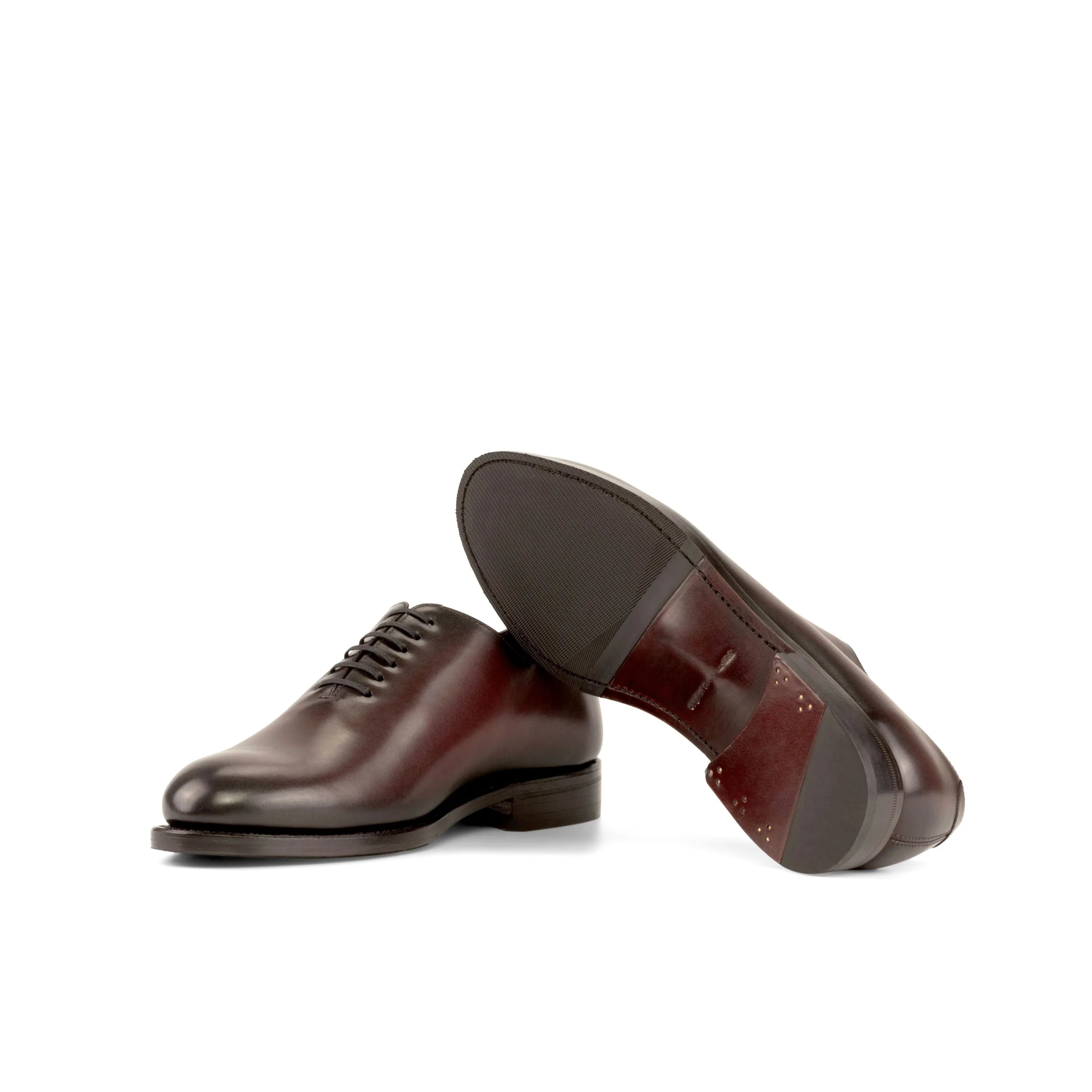 Brown leather Daniels Wholecut shoes displayed elegantly as premium wholecut shoes