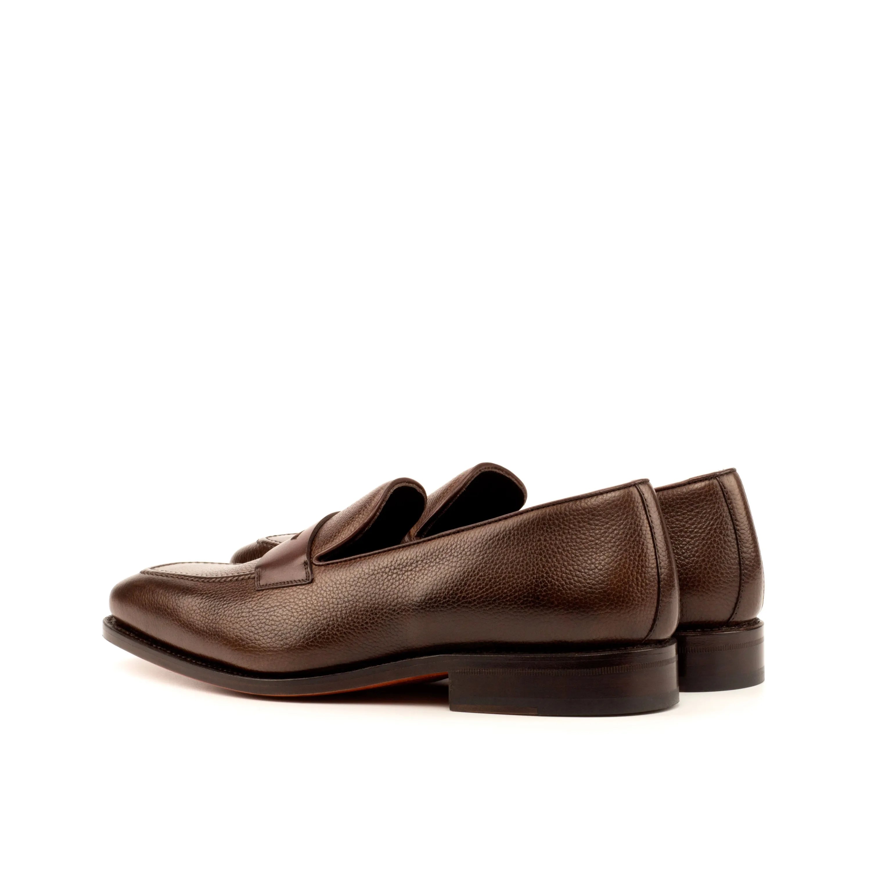 Brown leather loafers from Darko Loafers II, luxury bespoke shoes for men