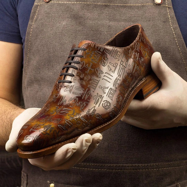 Egyptian Patina Wholecut Shoes