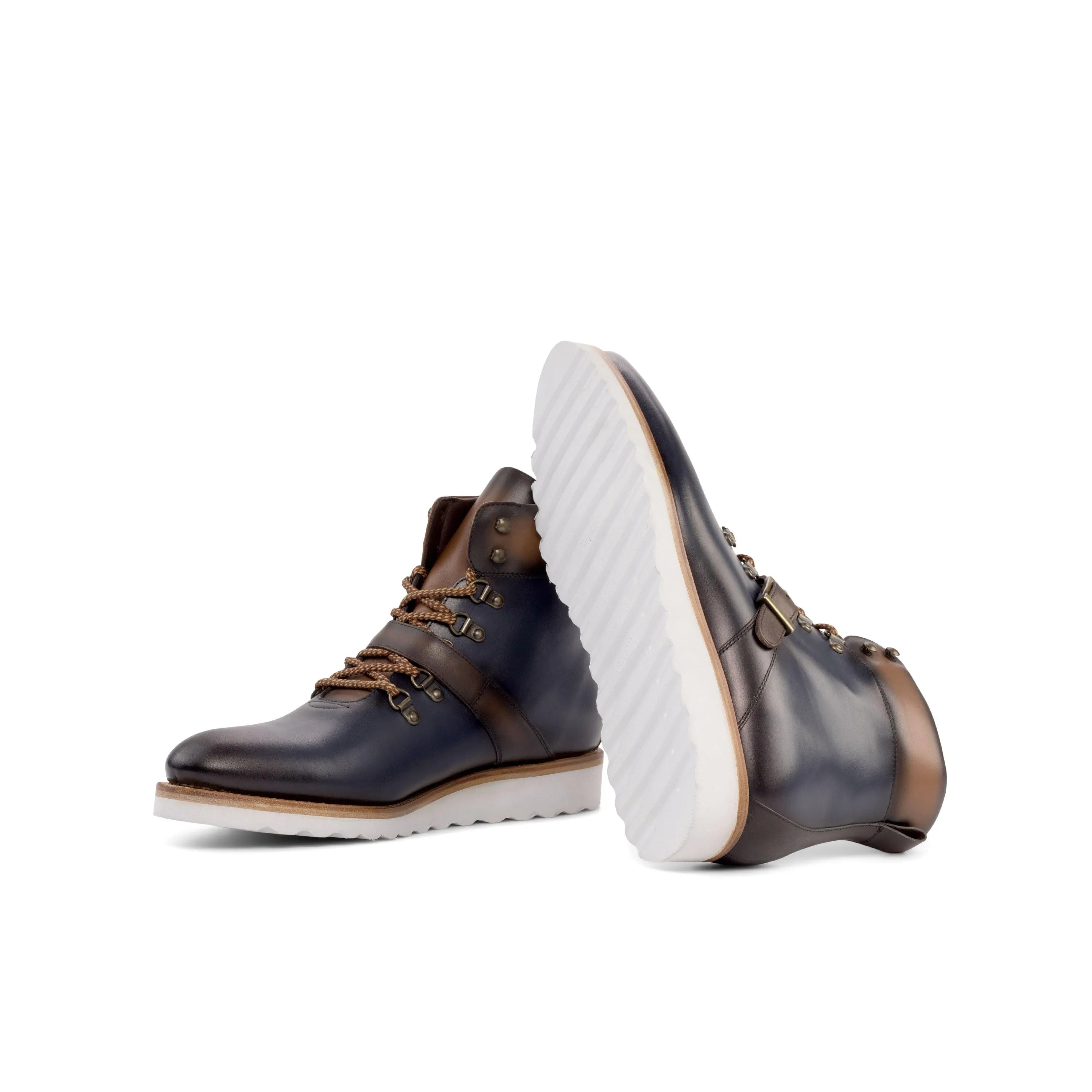 Brown box calf Elbrus Hiking Boots ideal for outdoor adventures and rugged terrains