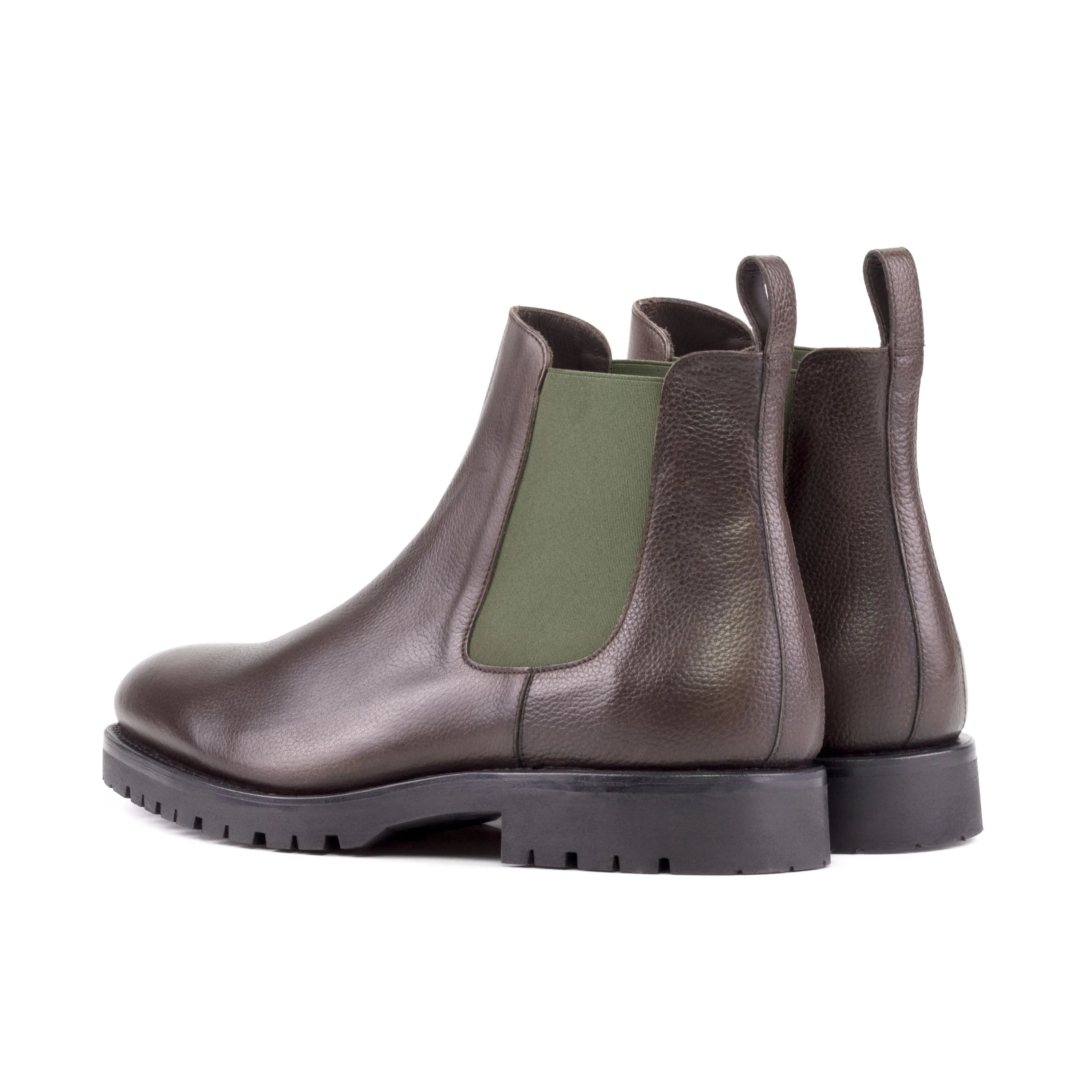 Brown leather Gallardo Chelsea Boots showcasing classic elegance and versatile style