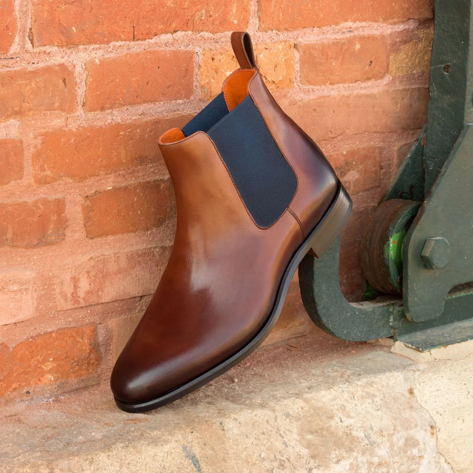 Brown Leather Chelsea Boot from Gandi Chelsea Suede, perfect for stylish footwear