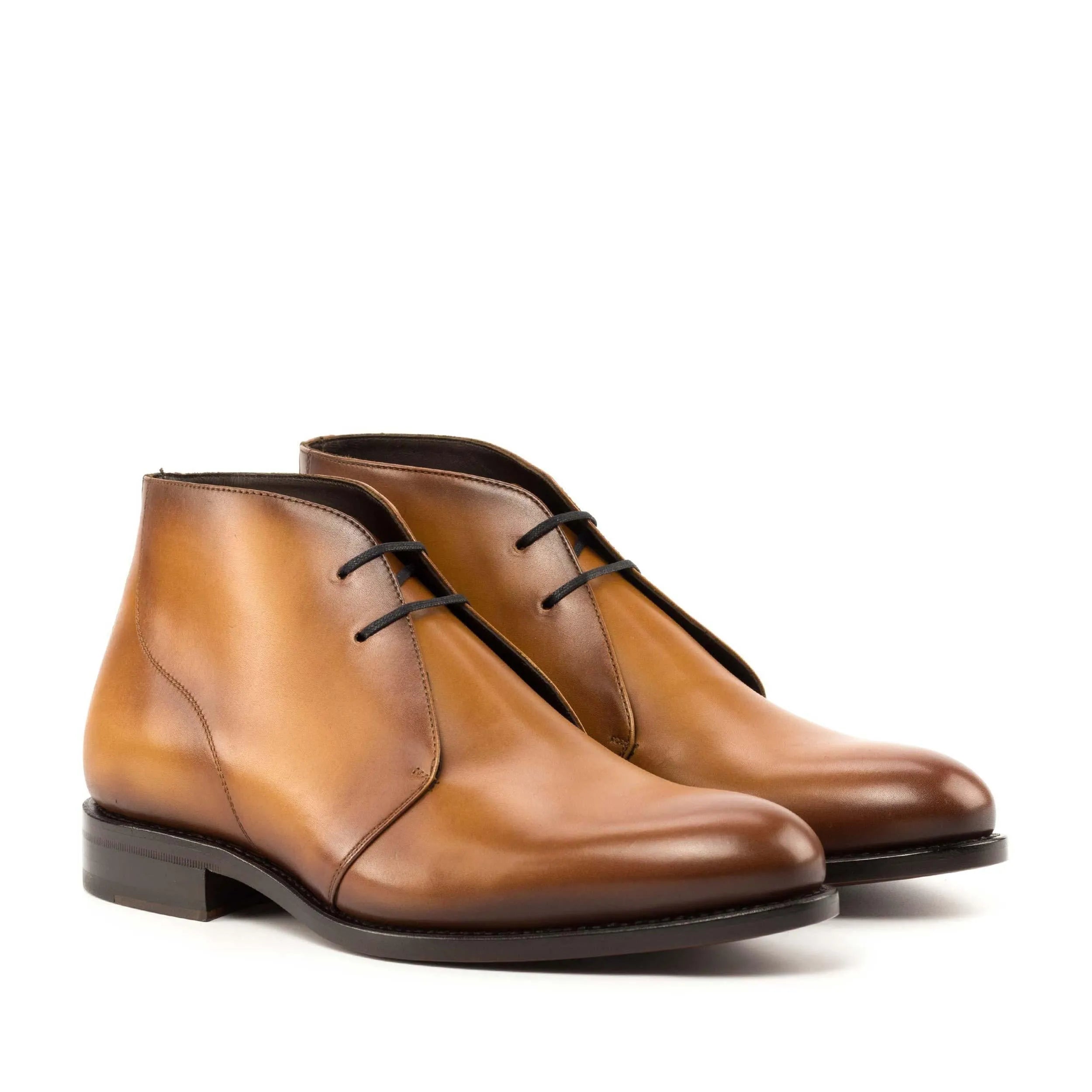 Brown leather Hammond Chukka boots, showcasing style and comfort for the fast lane lifestyle