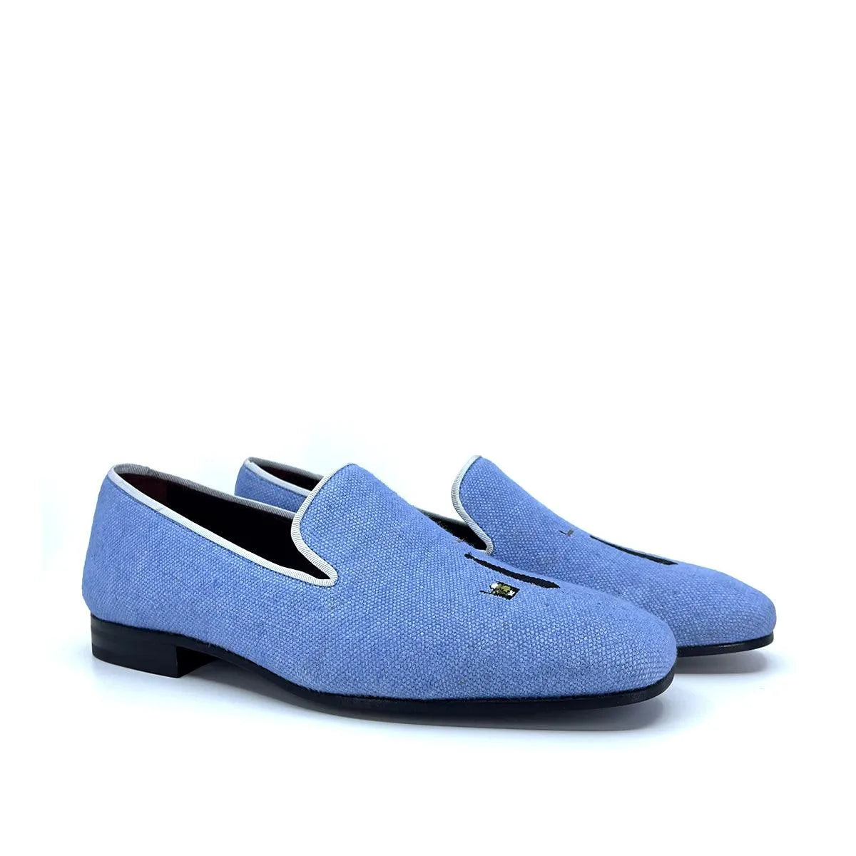 Light blue Harry Drake slipon loafers for stylish and comfortable footwear