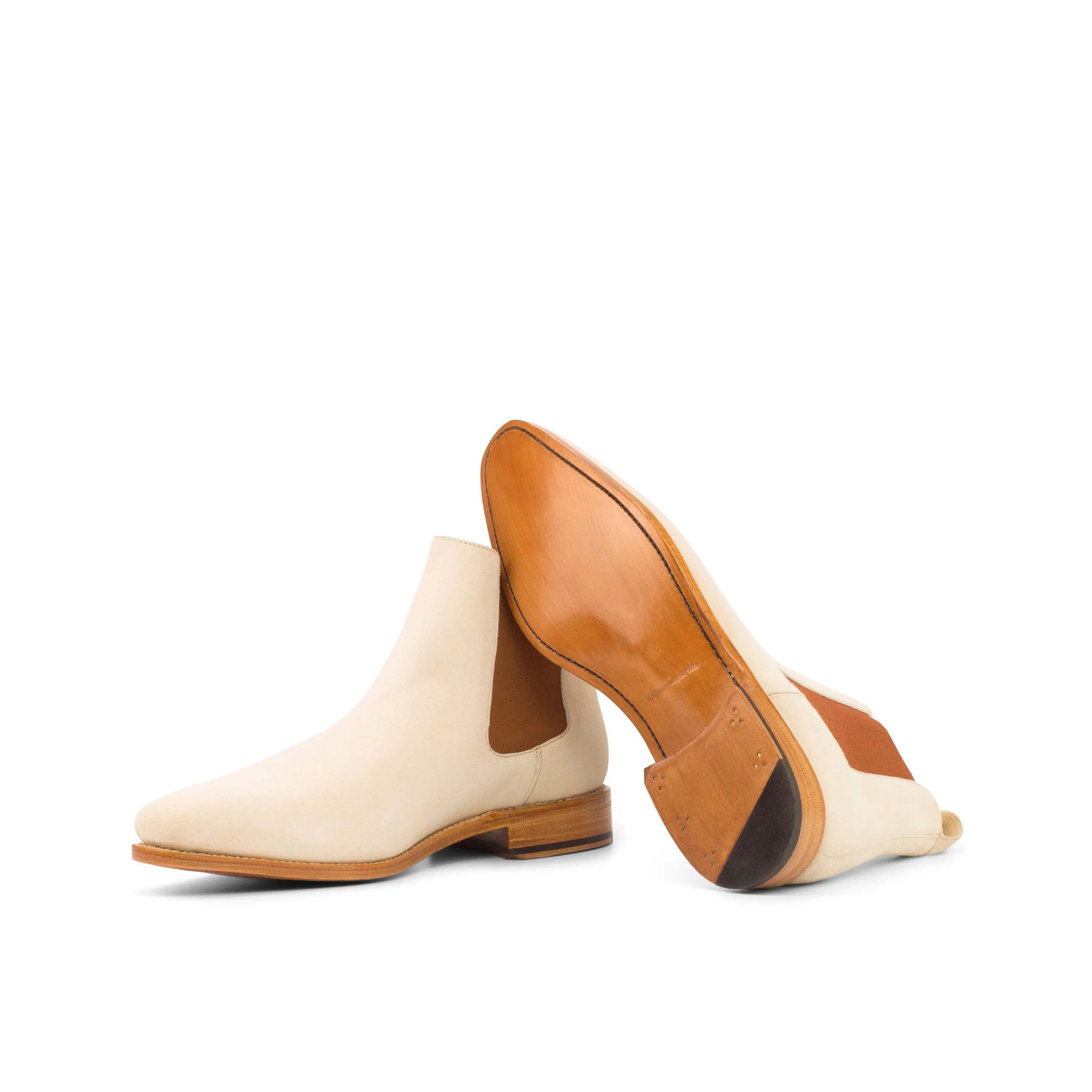 Beige leather Kangee Chelsea Boot showcasing stylish and versatile footwear design