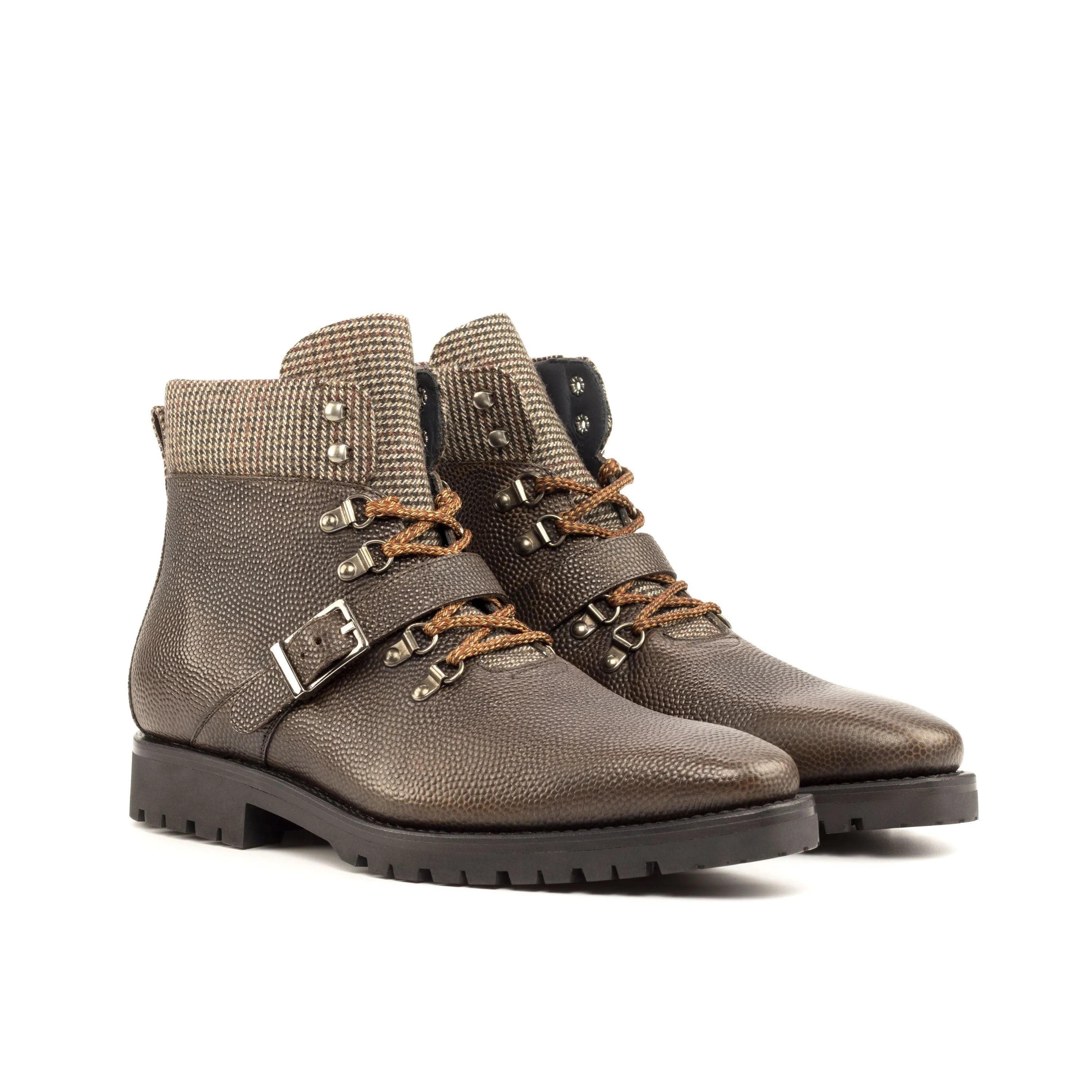 Brown leather Nadain Hiking Boots designed for durability and comfort on outdoor adventures