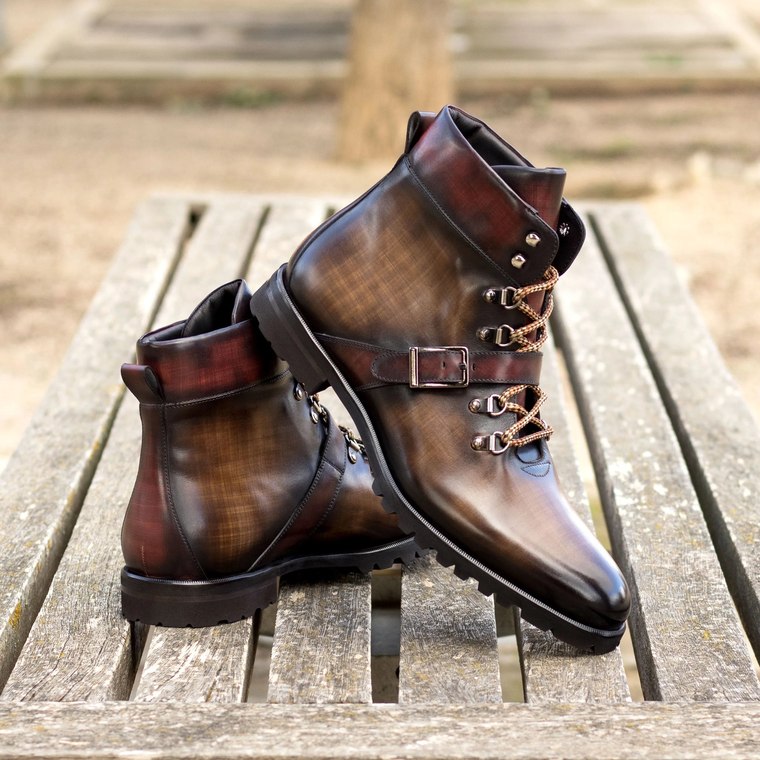Orizaba Patina Hiking Boots II showcasing durable leather for outdoor adventures
