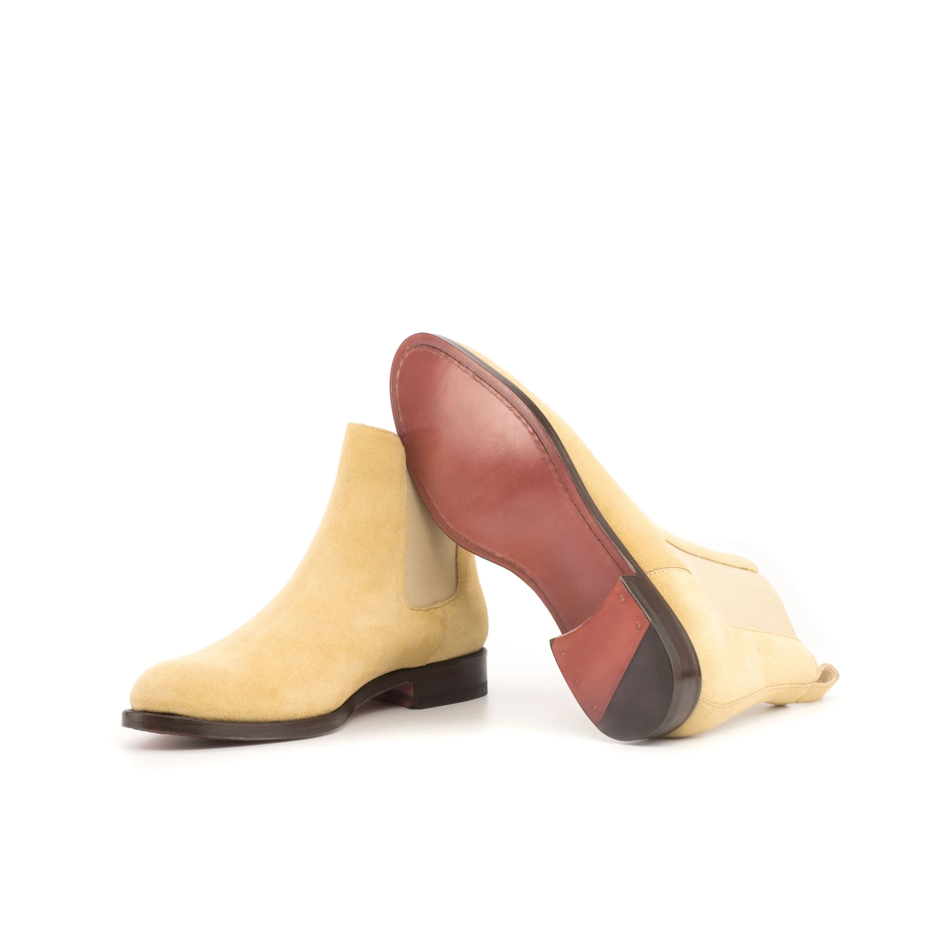 Tan suede Raina Women Chelsea Boots, stylish and versatile women Chelsea boots