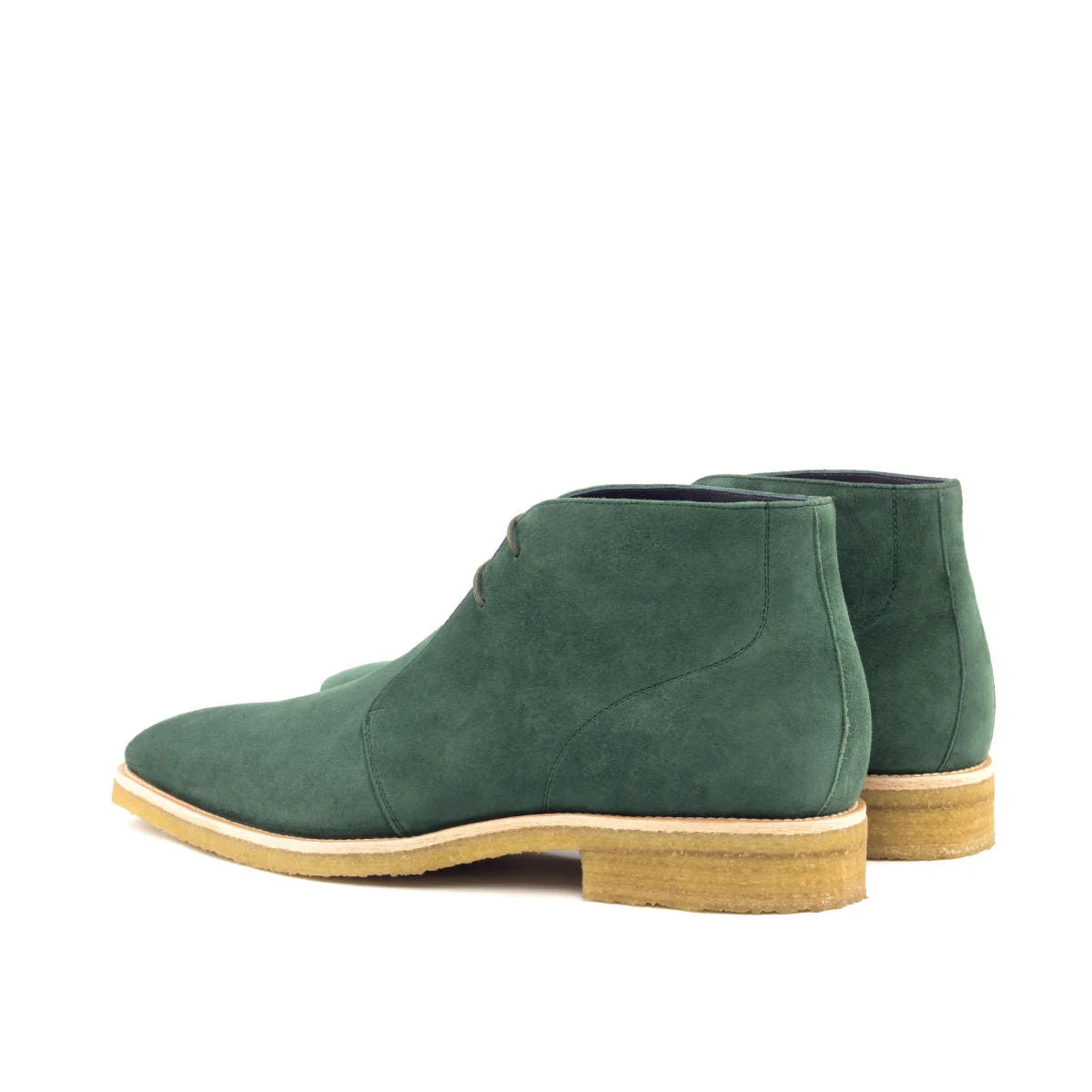 Rapa Chukka Boots in forest kid suede with unique height