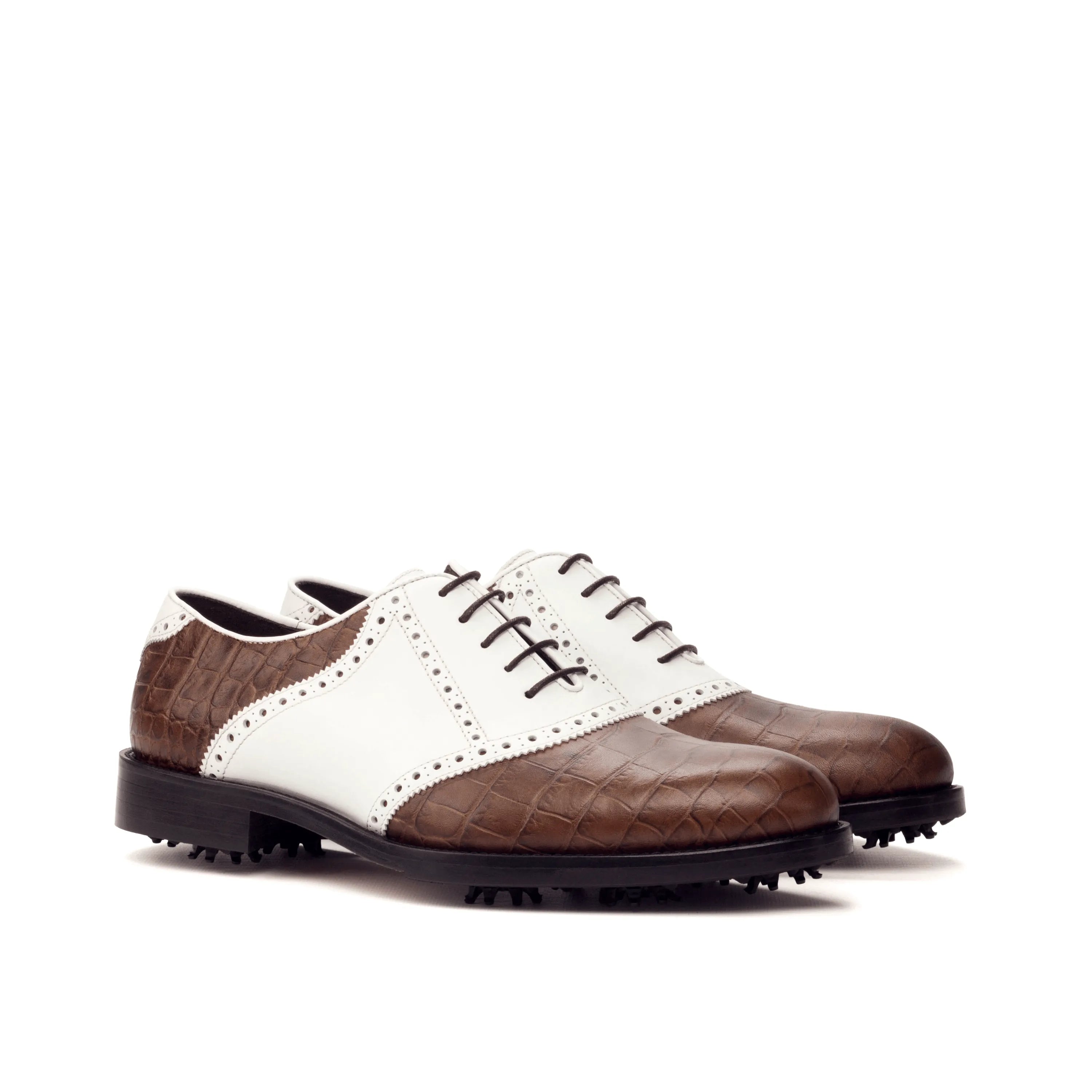 Two-tone Salvador Golf Shoes II showcasing stylish design for optimal performance