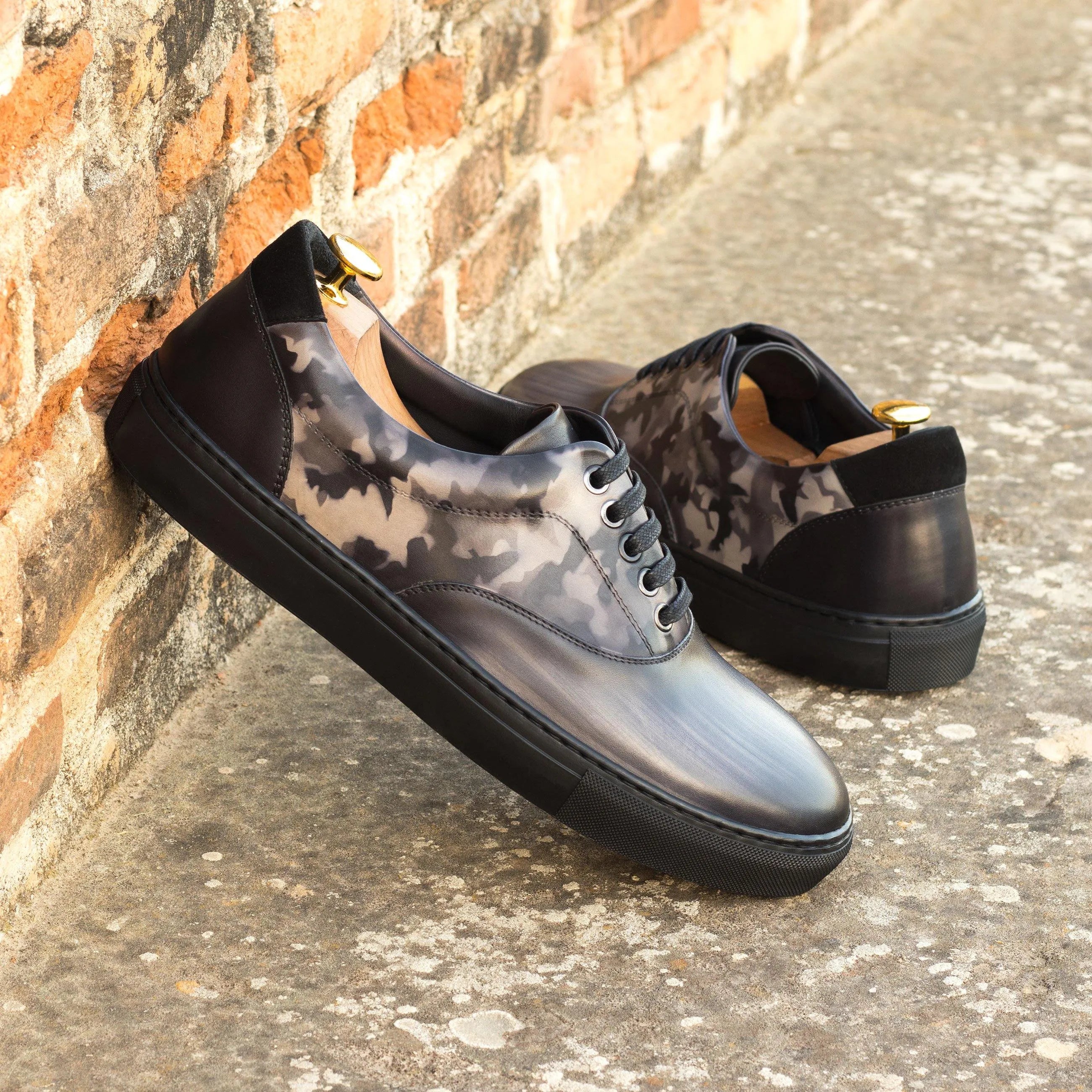 Camouflage-patterned leather Sita Top Sider Patina Sneaker for stylish footwear