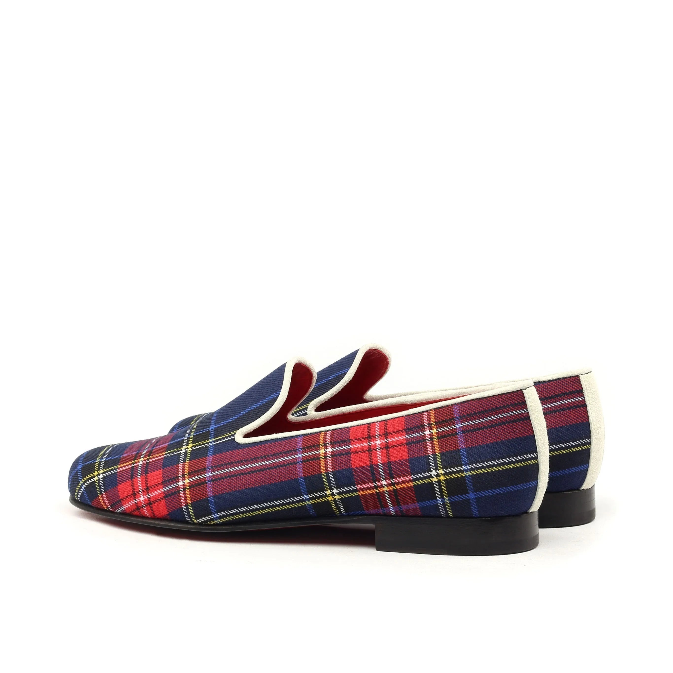 Tartan plaid loafer from the Stefano Wellington Slipon collection for stylish comfort