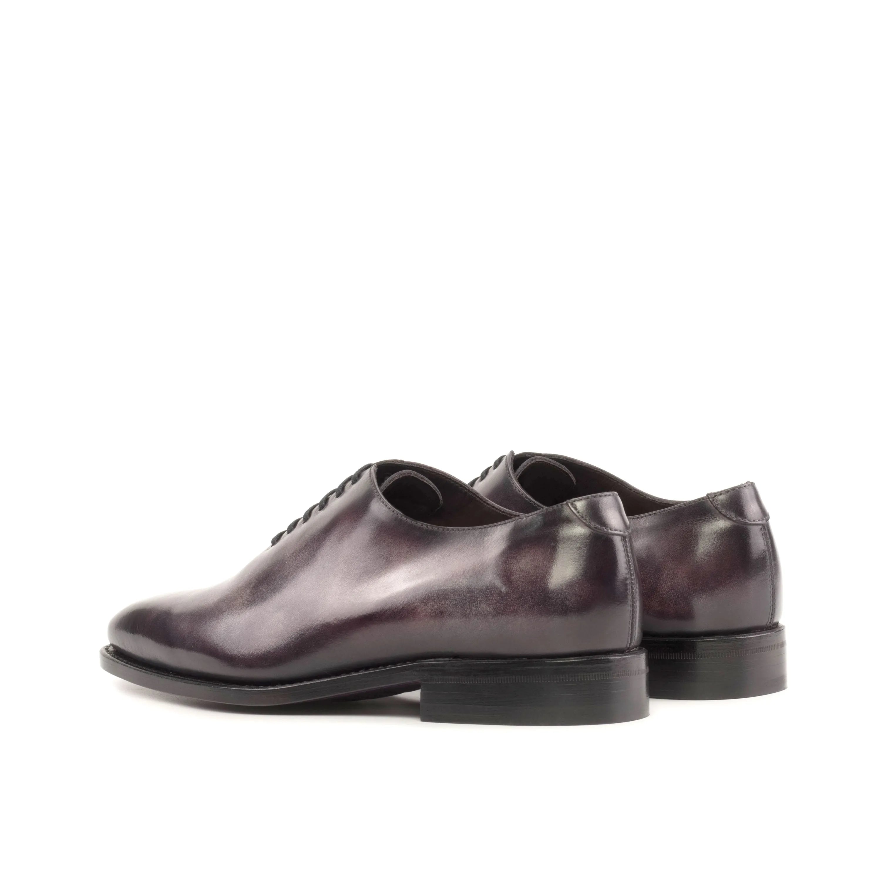 Pair of polished leather dress shoes from Tinzi Patina Wholecut collection