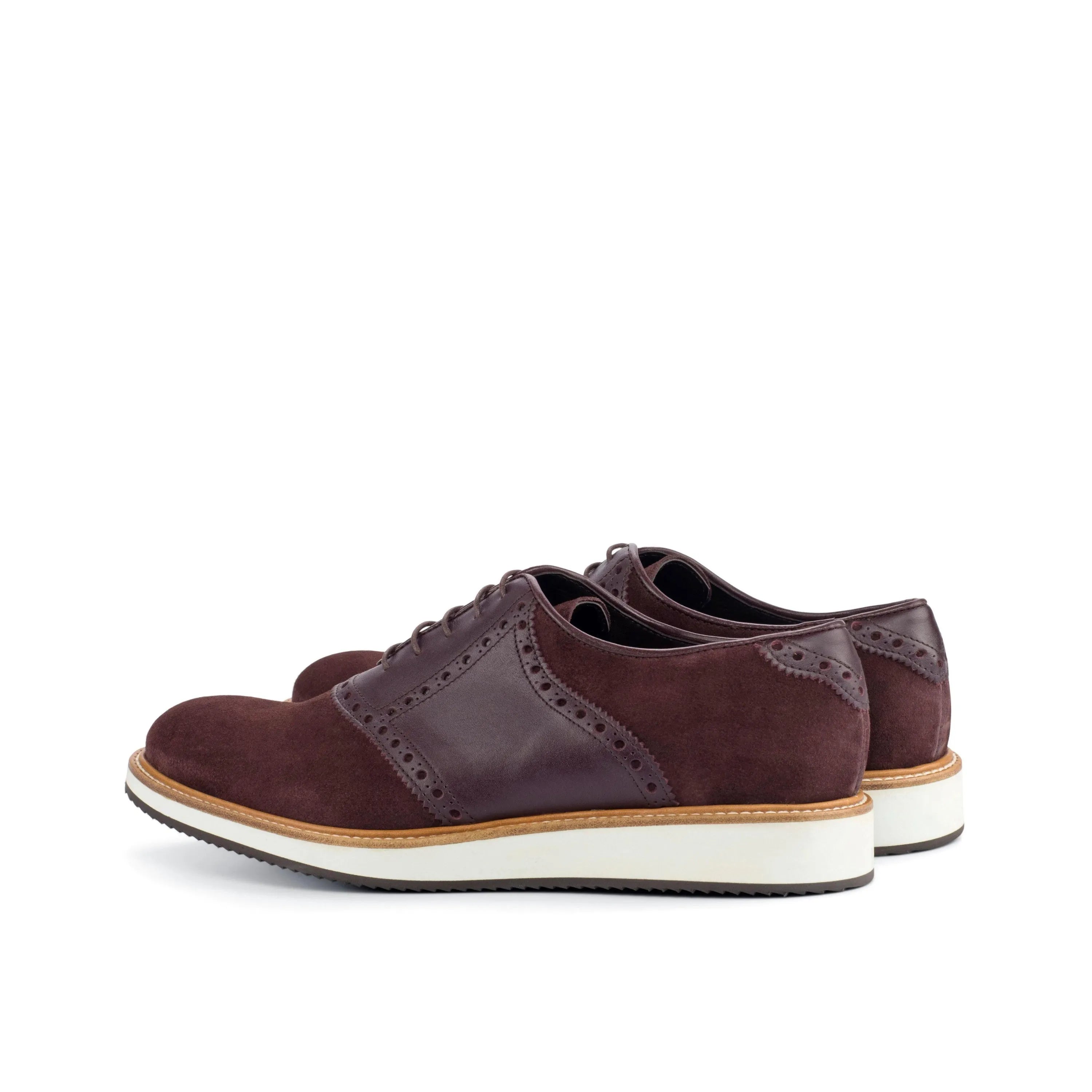 Burgundy TR91 Saddle Shoes II showcasing stylish and classic saddle shoes design