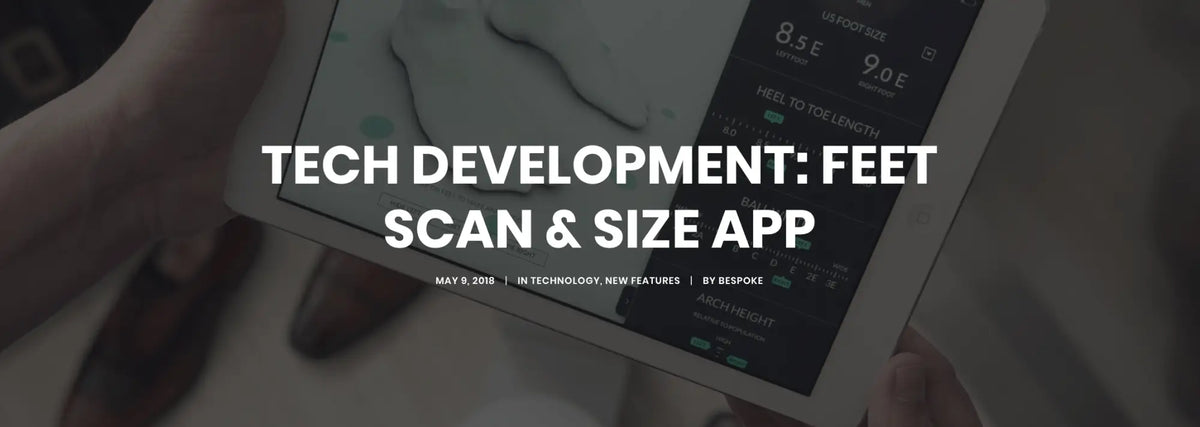 Tech Development Feet Scan Size App for Men