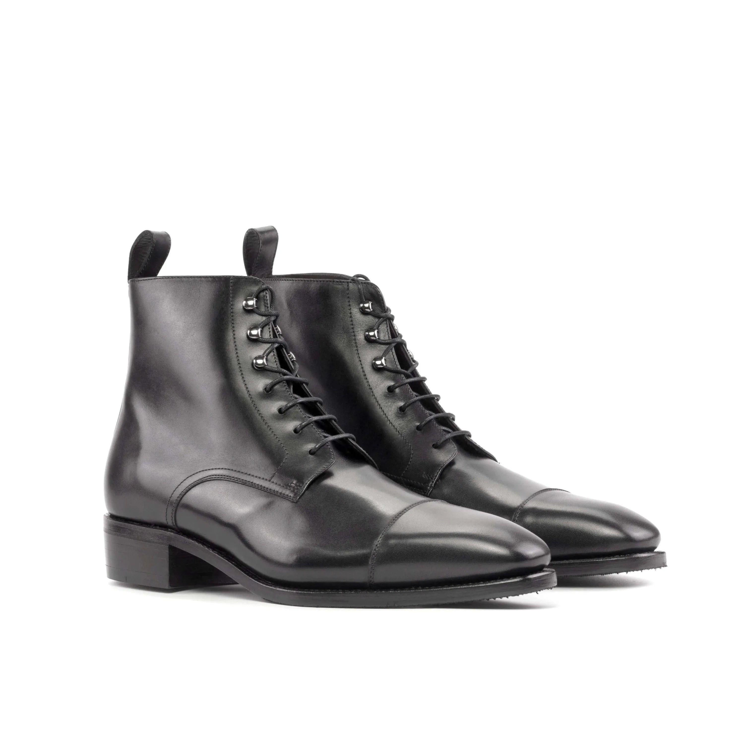 Pair of 1955 Jumper Boots in black leather, ideal for fast lane style on business days