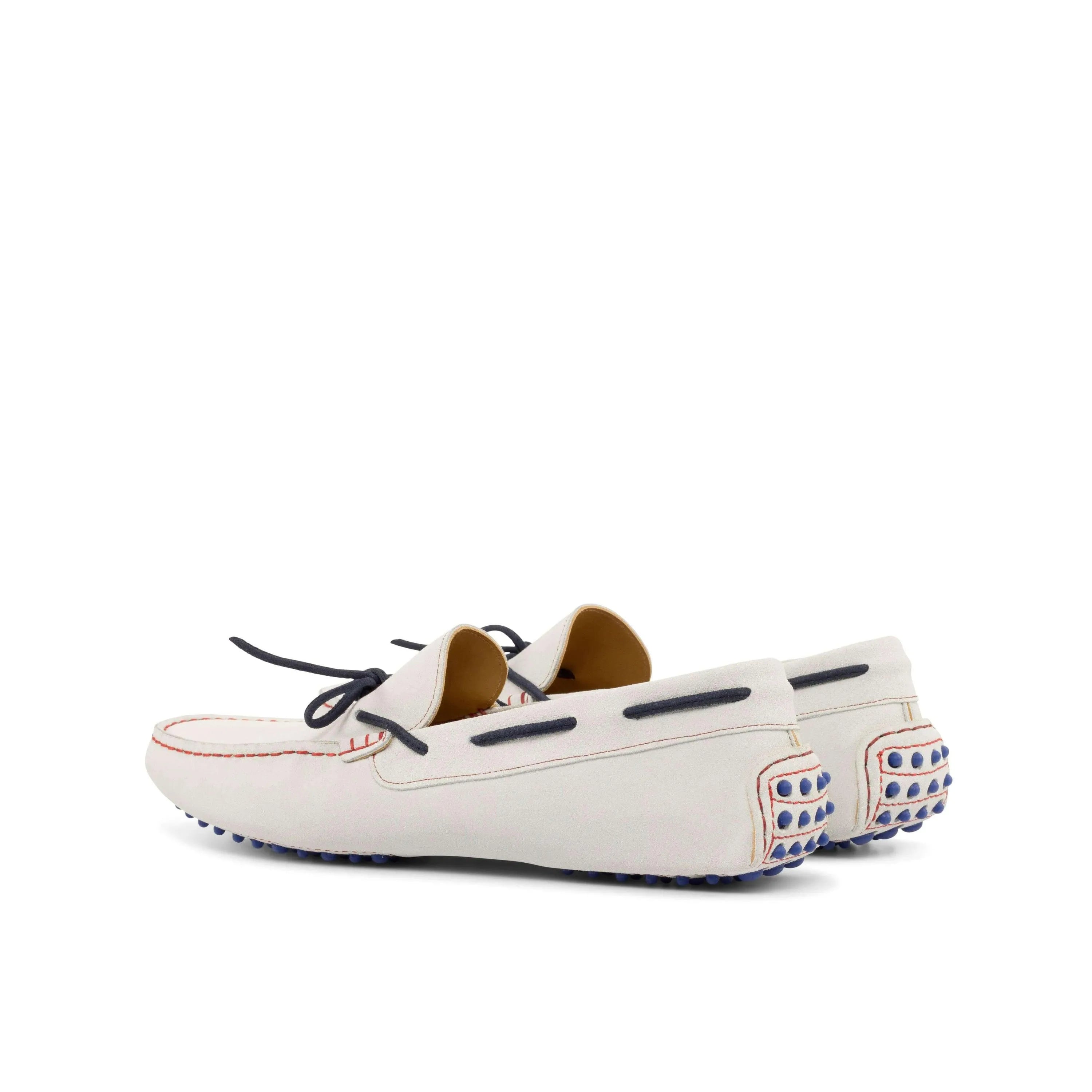 White leather driving shoes, 1989 Driver, stylish and comfortable for every cart