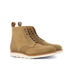 21 Military Brogue Boots - Premium Men Dress Boots from Que Shebley - Shop now at Que Shebley