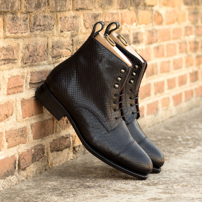 Marlos Python Jumper Boots - Premium Men Dress Boots from Que Shebley - Shop now at Que Shebley