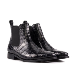 Limar Alligator Chelsea Boots - Premium Men Dress Boots from Que Shebley - Shop now at Que Shebley