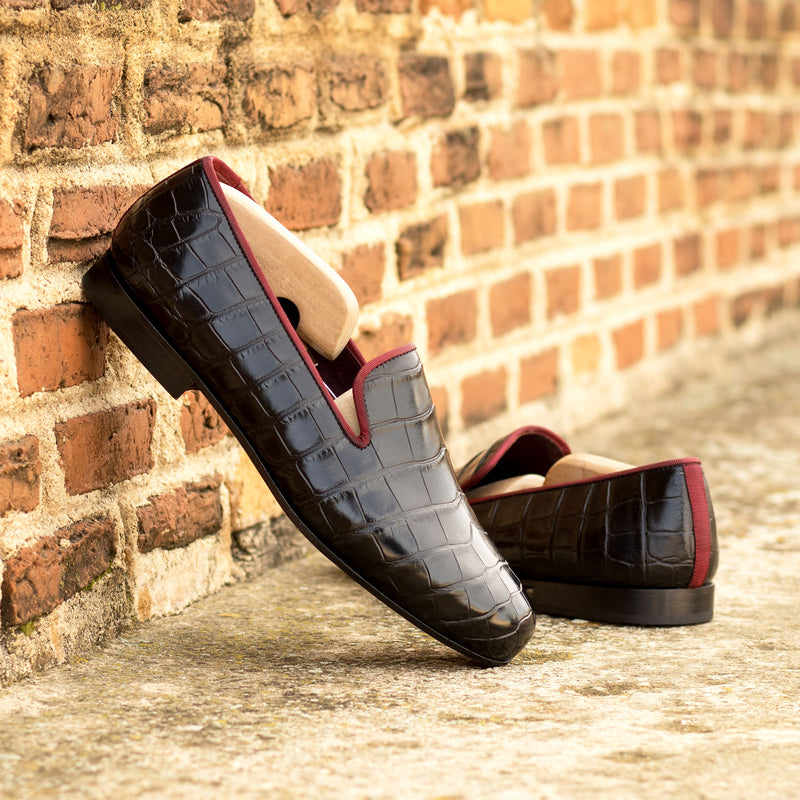 Espada Alligator Wellington Slipon - Premium Men Dress Shoes from Que Shebley - Shop now at Que Shebley
