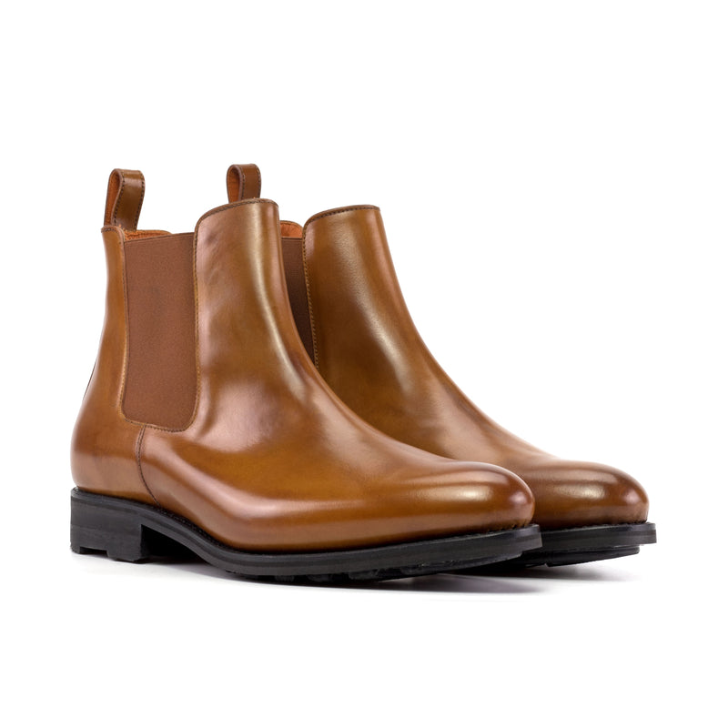Tibet Cordovan Chelsea Boots - Premium Men Dress Boots from Que Shebley - Shop now at Que Shebley