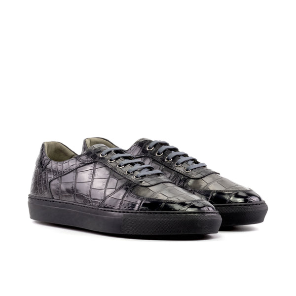 Daytona Alligator Low Top Sneaker - Premium Men Casual Shoes from Que Shebley - Shop now at Que Shebley