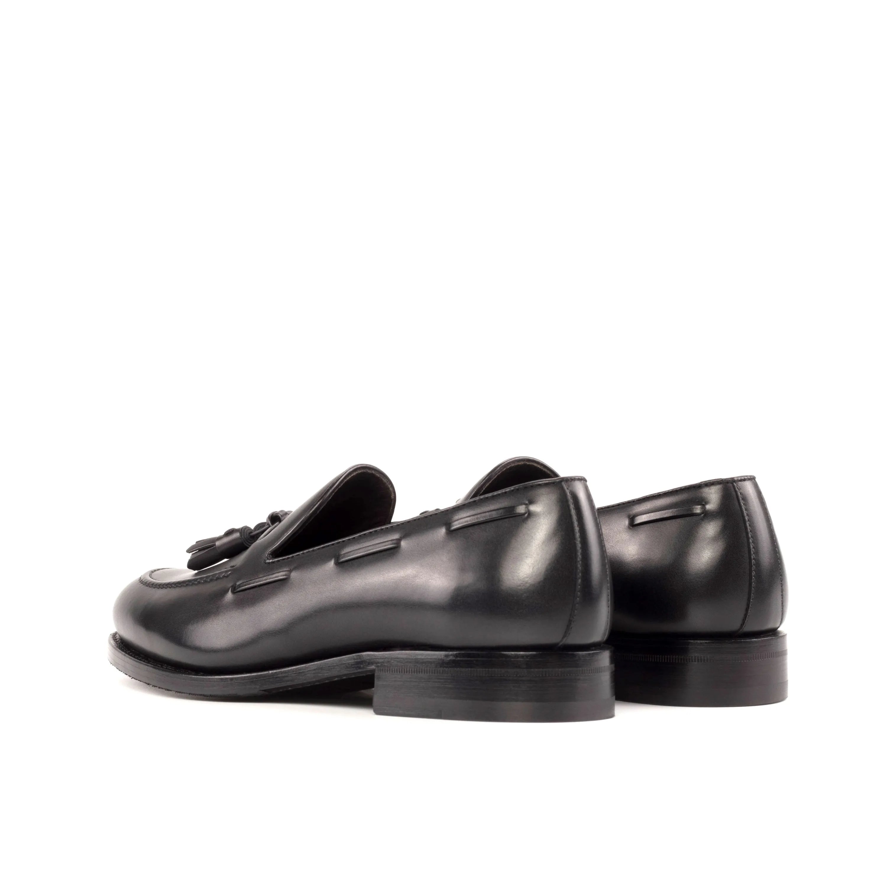Black leather tassel loafers from the 5911 Loafers collection with free shipping options
