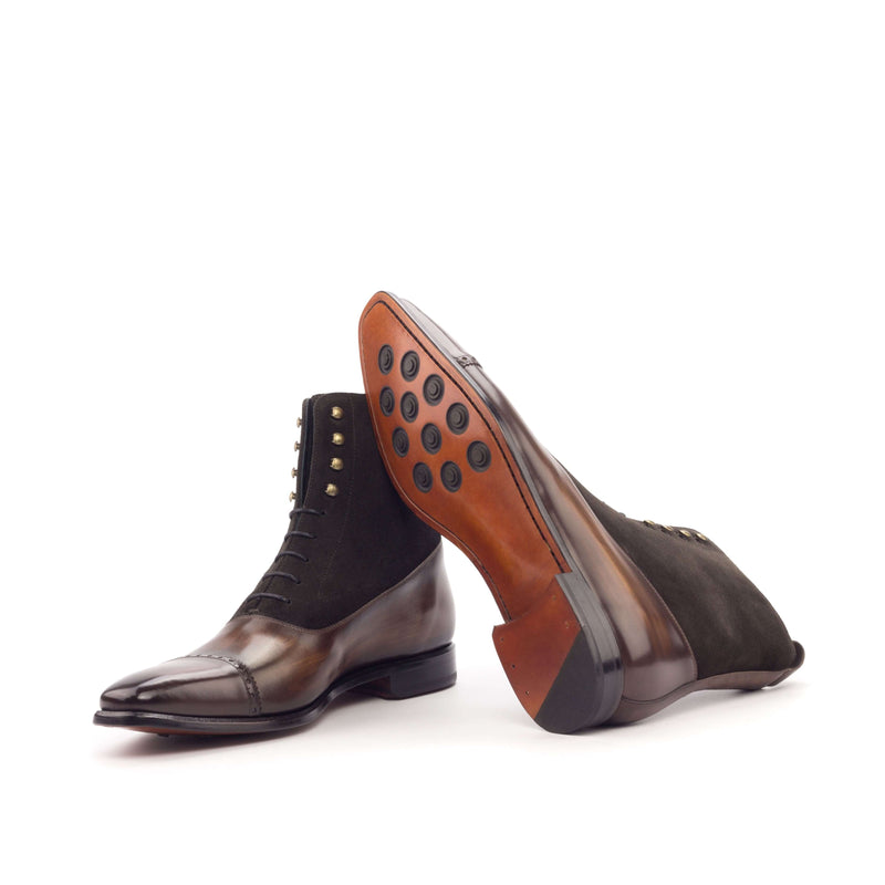 Al capone Patina Balmoral Boots - Premium Men Dress Boots from Que Shebley - Shop now at Que Shebley