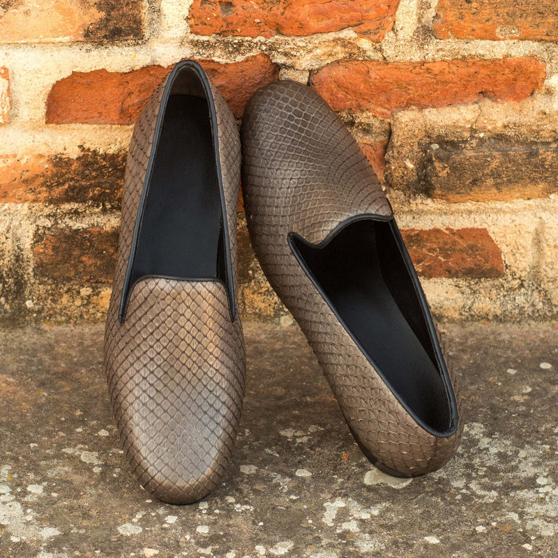 Allisa Audrey Ladies Python Slipper - Premium women dress shoes from Que Shebley - Shop now at Que Shebley