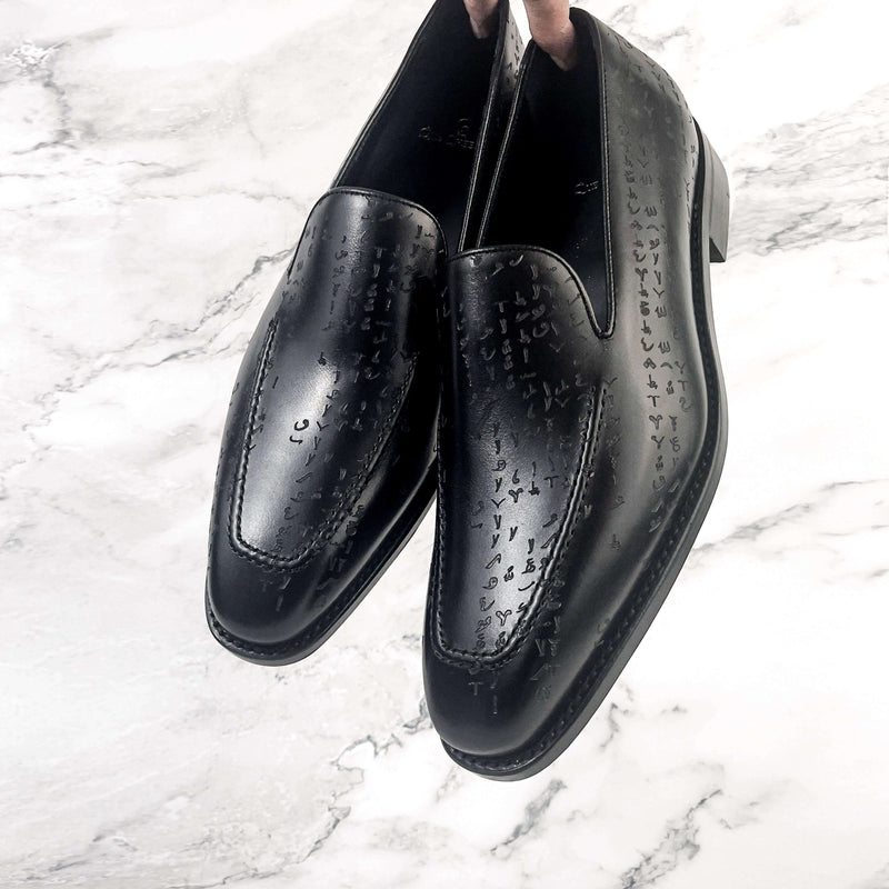 Louis Vuitton Men's Black Formal Dress Shoes , US Size 8.5/ EU 41