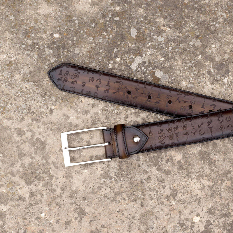 Arabic Matrix Patina Hamptons Belt II - Premium wholesale from Que Shebley - Shop now at Que Shebley