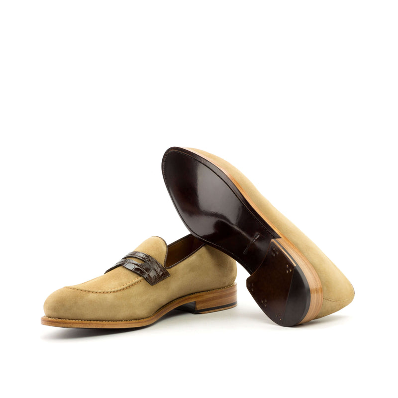 Bion Alligator Loafers - Premium Men Dress Shoes from Que Shebley - Shop now at Que Shebley