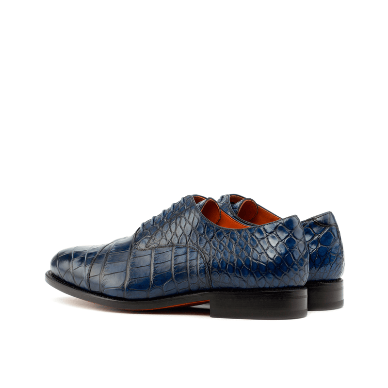 Brio Alligator Oxford Shoes - Premium Men Dress Shoes from Que Shebley - Shop now at Que Shebley