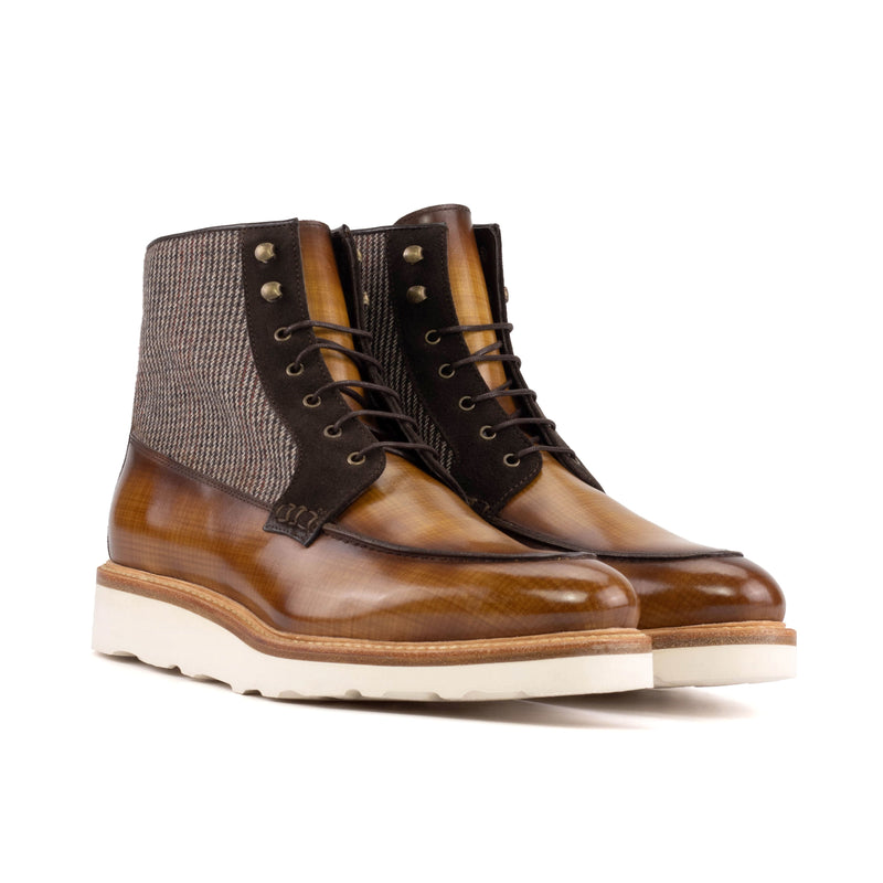 Brooklyn Patina Moc Boots - Premium Men Dress Boots from Que Shebley - Shop now at Que Shebley