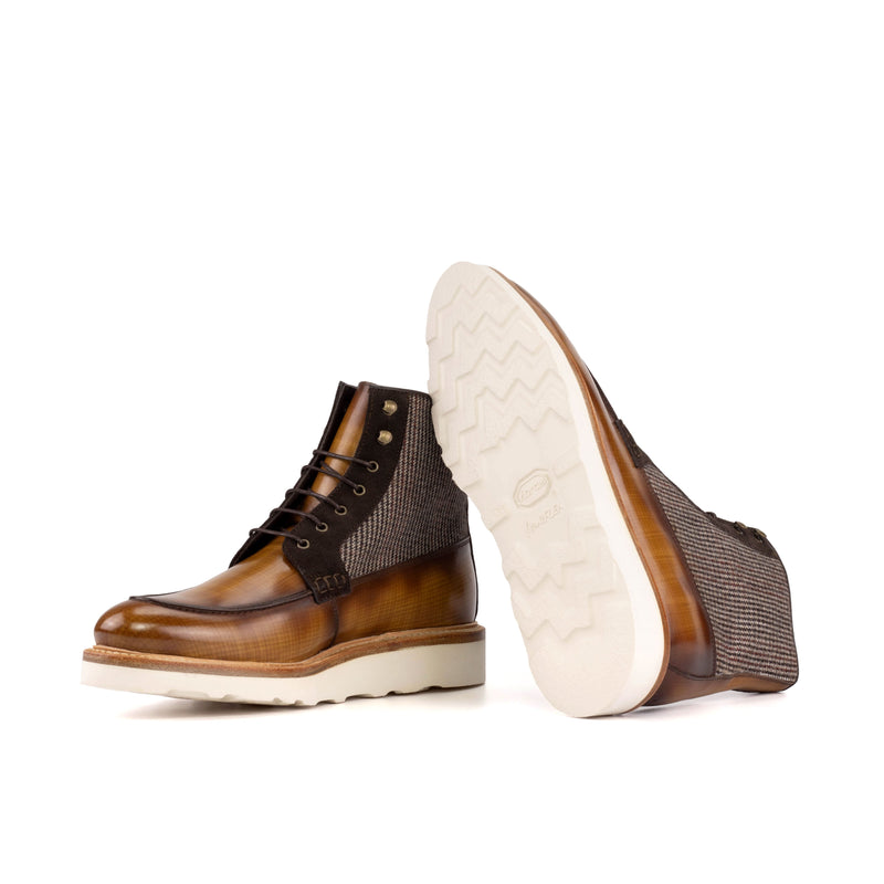 Brooklyn Patina Moc Boots - Premium Men Dress Boots from Que Shebley - Shop now at Que Shebley