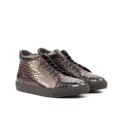 Cjay Alligator high top sneakers - Premium Men Casual Shoes from Que Shebley - Shop now at Que Shebley