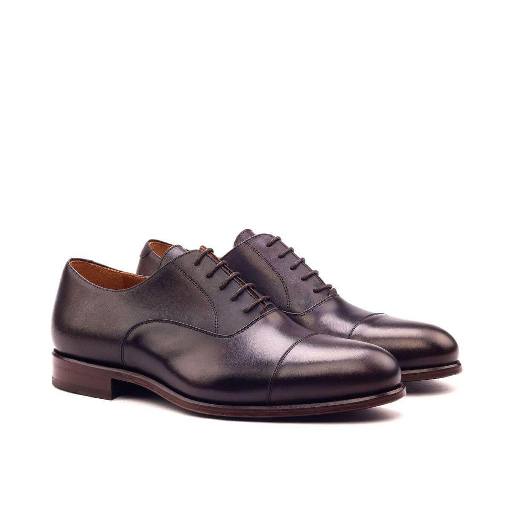 Wholesale Black Men's Italian Leather Dress Shoes Classic Oxford