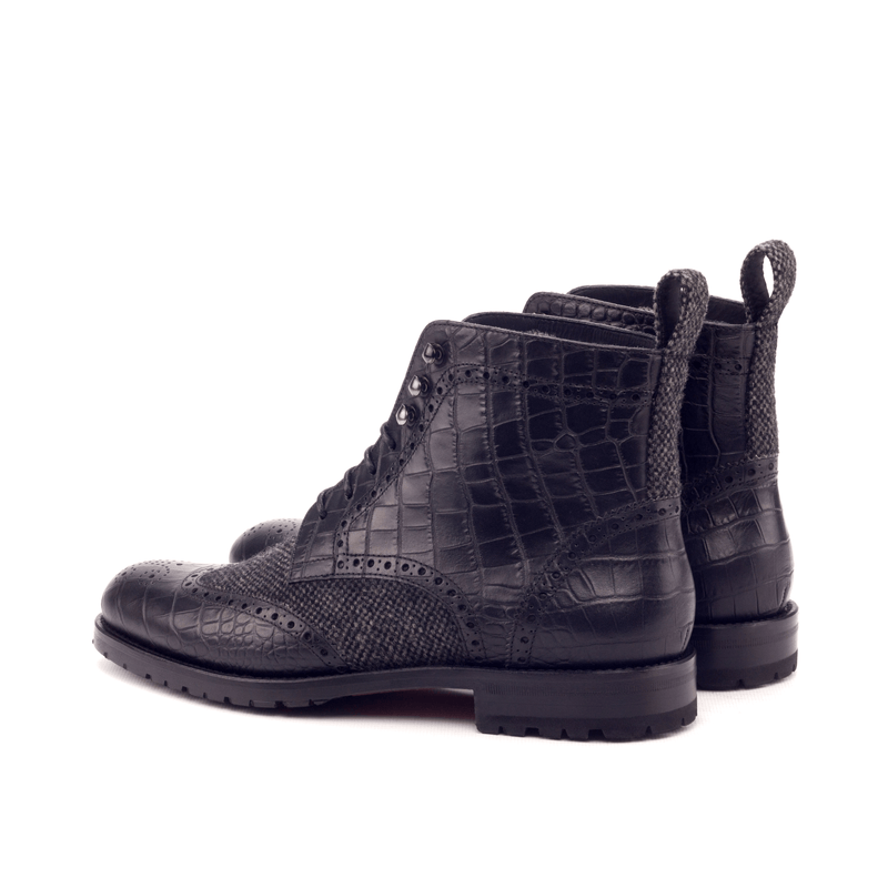 Claudia Ladies Military Brogue Boots II - Premium wholesale from Que Shebley - Shop now at Que Shebley